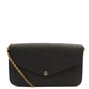 Picture of Louis Vuitton Cross Body Felicie Pochette in Black, Calfskin Leather
