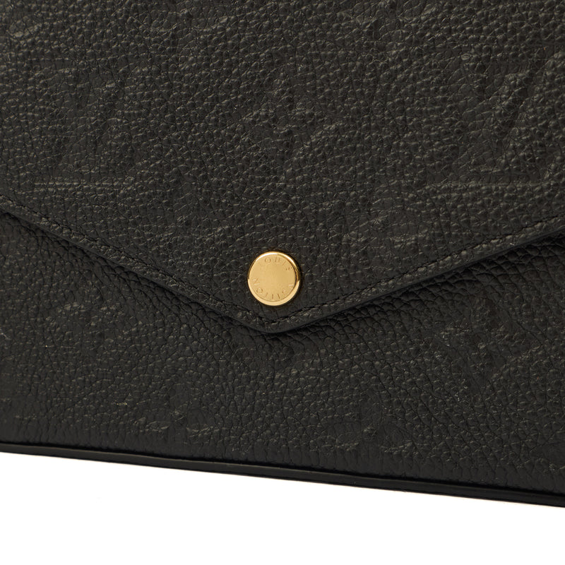 Picture of Louis Vuitton Cross Body Felicie Pochette in Black, Calfskin Leather