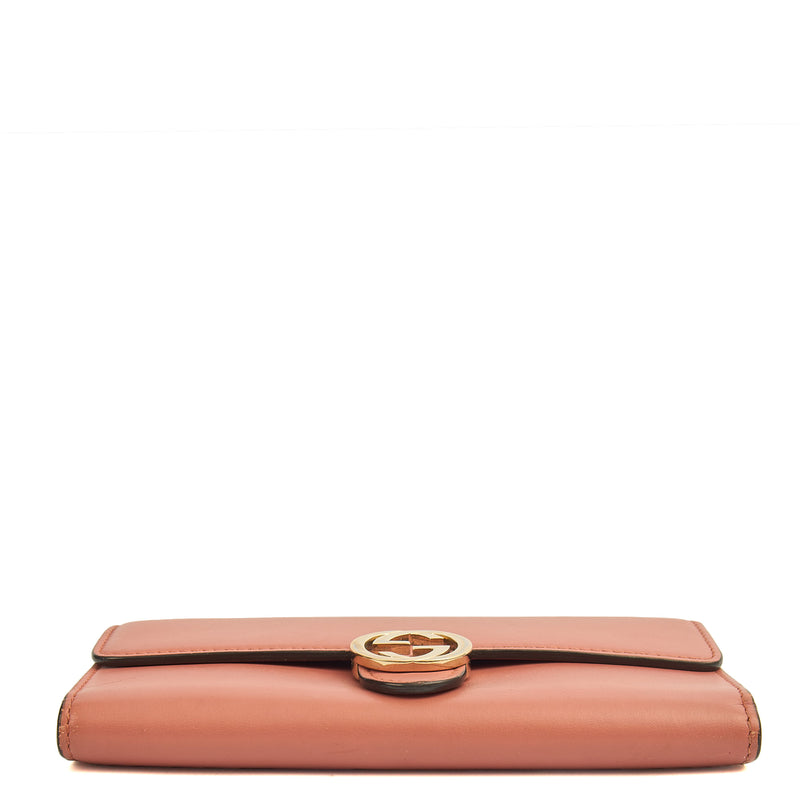Picture of Gucci Purse Continental Wallet in Pink, Leather