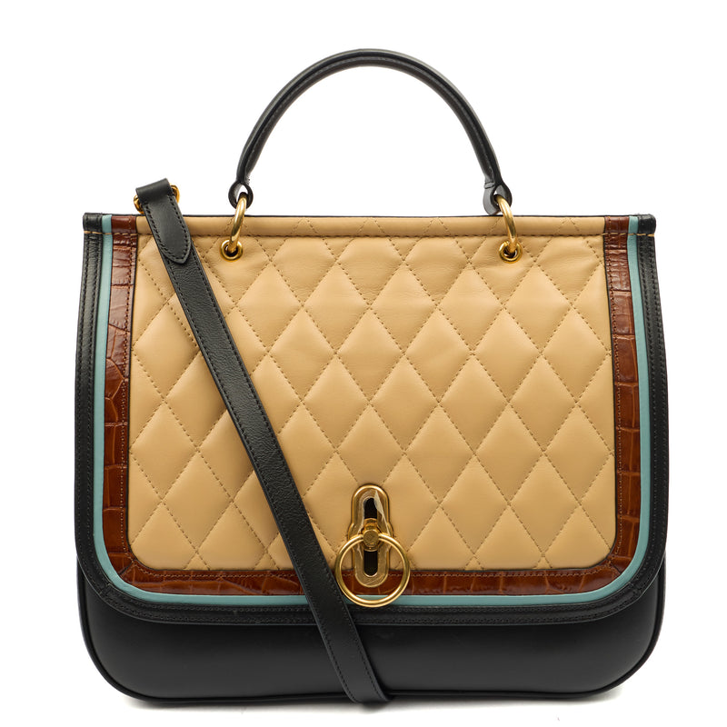Picture of Mulberry Satchel Amberley Satchel in Blue, Leather