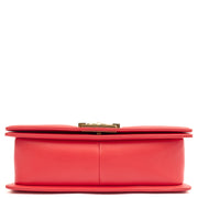 Picture of Chanel Shoulder Bag Boy - Medium in Pink, Calfskin Leather