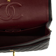 Picture of Chanel Shoulder Bag Classic Double Flap - Medium in Black, Calfskin Leather