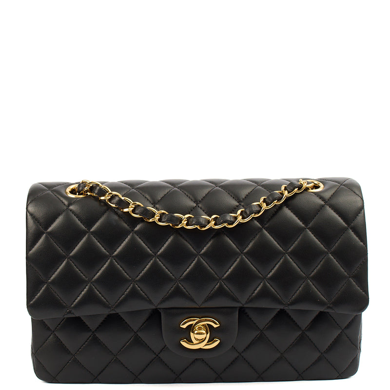 Picture of Chanel Shoulder Bag Classic Double Flap - Medium in Black, Calfskin Leather