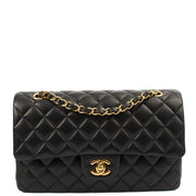 Picture of Chanel Shoulder Bag Classic Double Flap - Medium in Black, Calfskin Leather