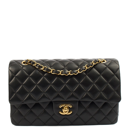 Picture of Chanel Shoulder Bag Classic Double Flap - Medium in Black, Calfskin Leather