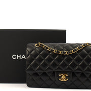 Picture of Chanel Shoulder Bag Classic Double Flap - Medium in Black, Calfskin Leather