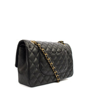 Picture of Chanel Shoulder Bag Classic Double Flap - Medium in Black, Calfskin Leather