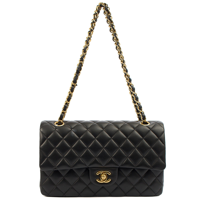 Picture of Chanel Shoulder Bag Classic Double Flap - Medium in Black, Calfskin Leather