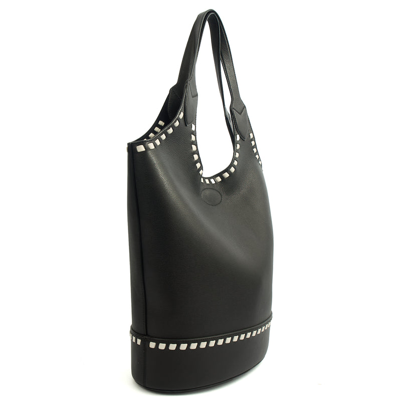 Picture of Mulberry Tote Lily - Tote  in Black, Leather