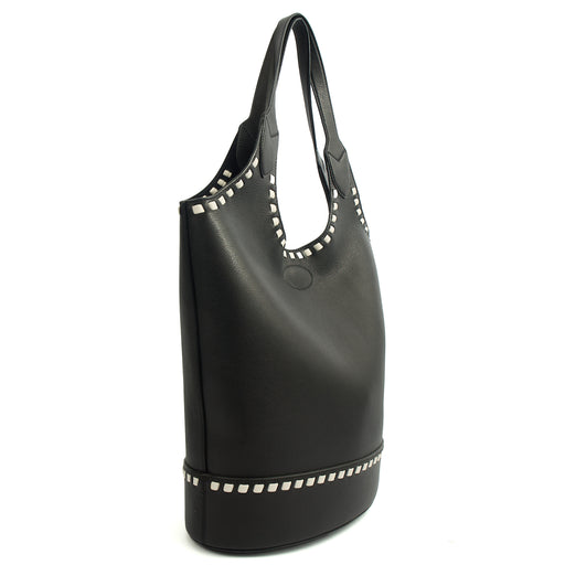 Picture of Mulberry Tote Lily - Tote  in Black, Leather