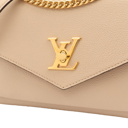 Picture of Louis Vuitton Shoulder Bag Mylockme Chain Bag in Neutral, Calfskin Leather