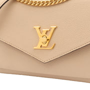 Picture of Louis Vuitton Shoulder Bag Mylockme Chain Bag in Neutral, Calfskin Leather