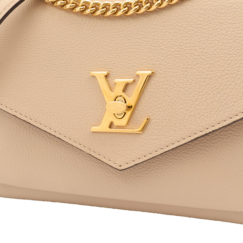 Picture of Louis Vuitton Shoulder Bag Mylockme Chain Bag in Neutral, Calfskin Leather