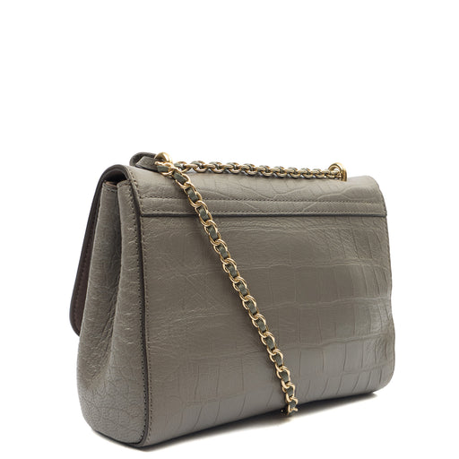 Picture of Mulberry Top Handle Lily - Medium in Grey, Calfskin Leather