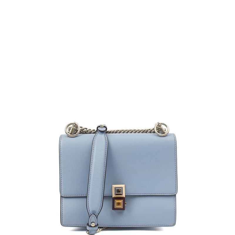 Picture of Fendi Shoulder Bag Kan I - Small in Blue, Leather