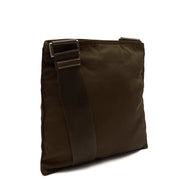 Picture of Prada Cross Body Nylon Messenger in Green, Nylon