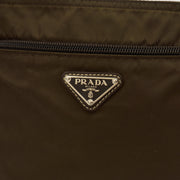 Picture of Prada Cross Body Nylon Messenger in Green, Nylon
