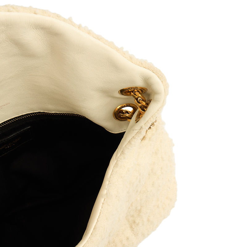 Picture of Saint Laurent Shoulder Bag Puffer - Small in White, Other