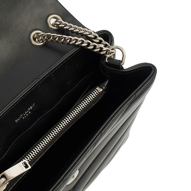 Picture of Saint Laurent Shoulder Bag Lou Lou - Small in Black, Leather