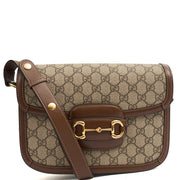 Picture of Gucci Cross Body 1955 Horsebit Shoulder Bag in GG Supreme, Leather