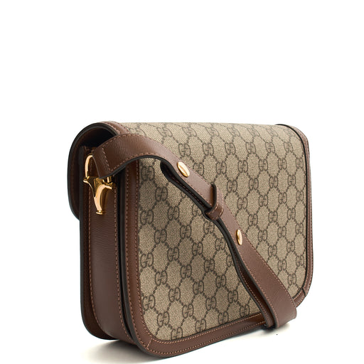 Picture of Gucci Cross Body 1955 Horsebit Shoulder Bag in GG Supreme, Leather