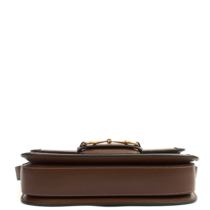 Picture of Gucci Cross Body 1955 Horsebit Shoulder Bag in GG Supreme, Leather
