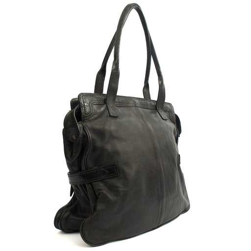 Picture of Mulberry Shoulder Bag Maggie Tote in Black, Leather