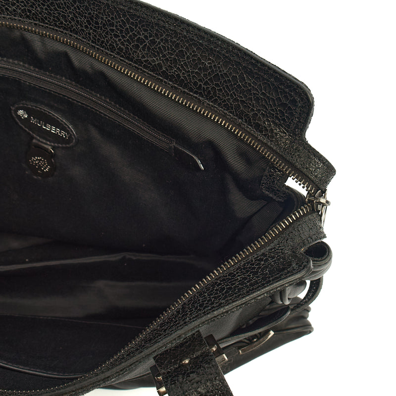 Picture of Mulberry Shoulder Bag Maggie Tote in Black, Leather