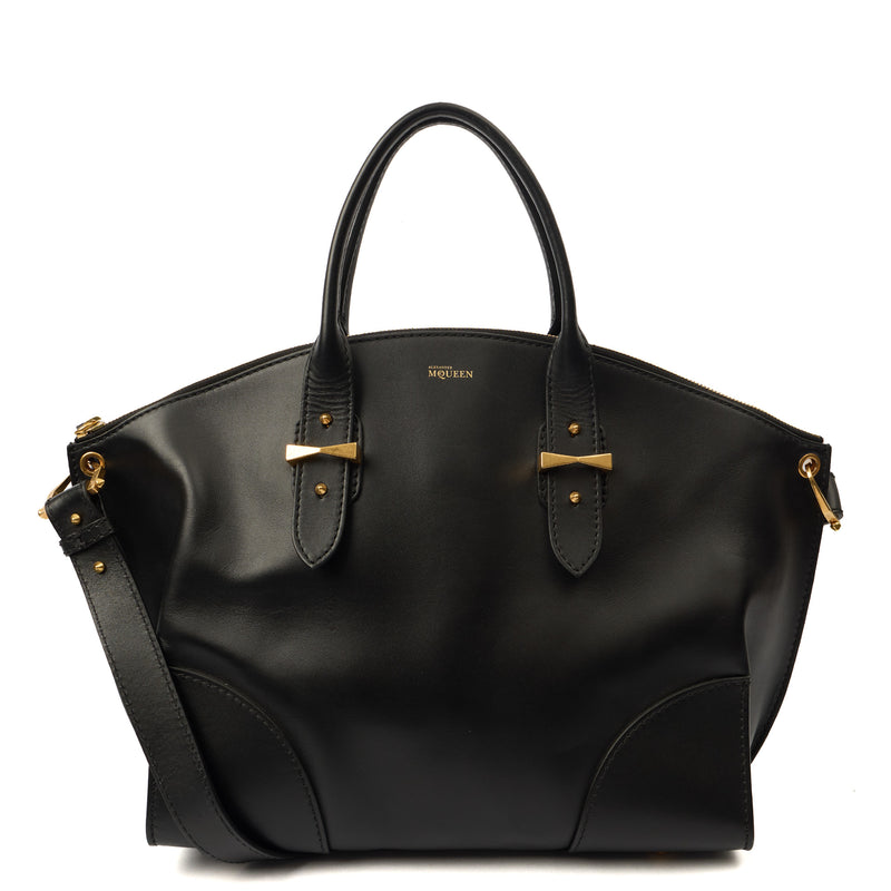 Picture of Alexander McQueen Tote Legend in Black, Leather