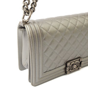 Picture of Chanel Cross Body Boy - Medium in Metallic, Leather