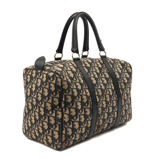 Picture of Christian Dior Top Handle Boston in Blue, Fabric