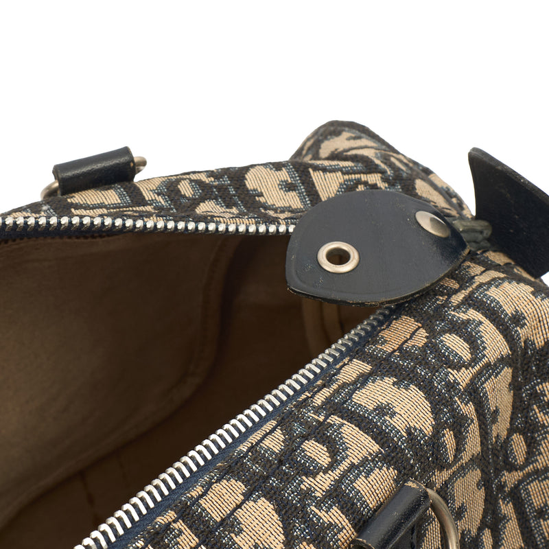 Picture of Christian Dior Top Handle Boston in Blue, Fabric