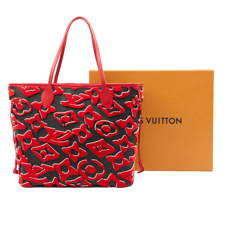 Picture of Louis Vuitton Tote Neverfull MM in Black, Leather