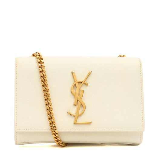 Picture of Saint Laurent Cross Body Kate Small in White, invalid