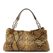 Picture of Christian Dior Shoulder Bag East West Lady Dior in Brown, Python Leather