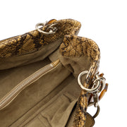 Picture of Christian Dior Shoulder Bag East West Lady Dior in Brown, Python Leather