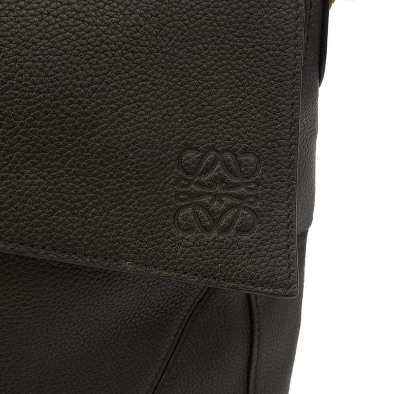 Picture of Loewe Cross Body Puzzle - Large in Black, Leather