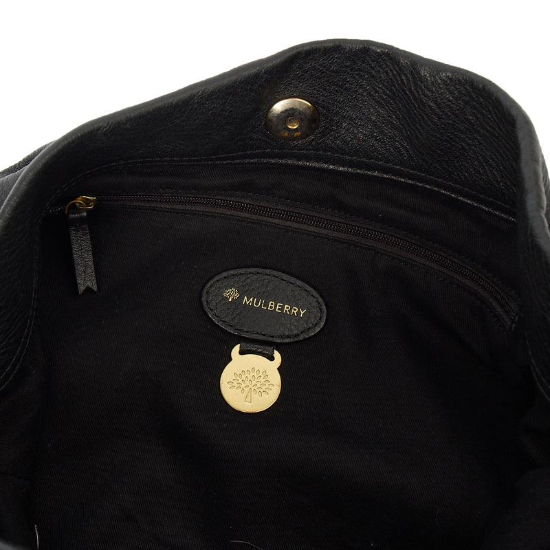 Picture of Mulberry Tote Mitzy Tote in Black, Calfskin Leather
