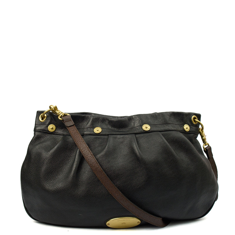 Picture of Mulberry Tote Mitzy Tote in Black, Calfskin Leather
