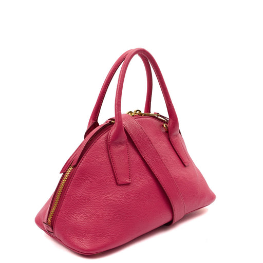 Picture of Miu Miu Shoulder Bag Bowling Bag - Small in Pink, Leather