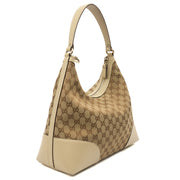 Picture of Gucci Tote Lovely Heart Hobo Bag - Large in Neutral, GG Canvas