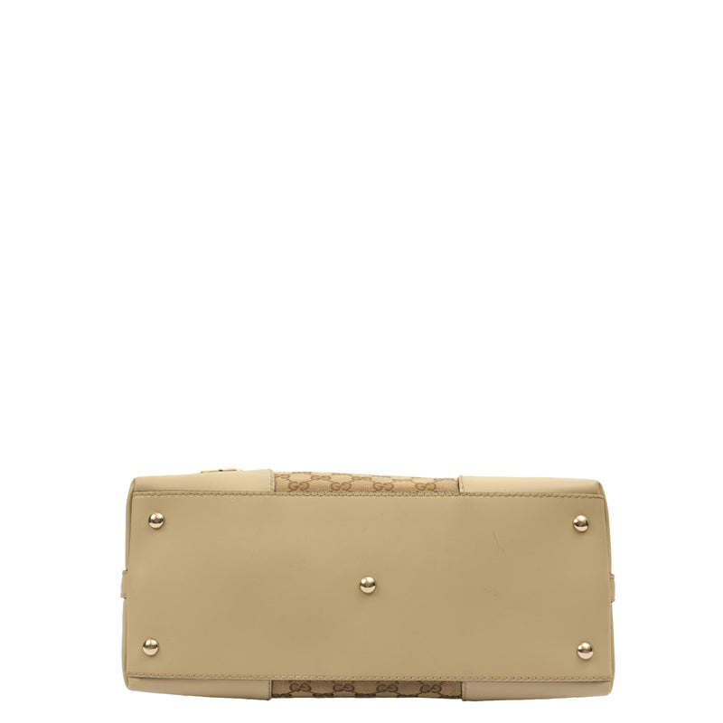 Picture of Gucci Tote Lovely Heart Hobo Bag - Large in Neutral, GG Canvas