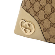 Picture of Gucci Tote Lovely Heart Hobo Bag - Large in Neutral, GG Canvas