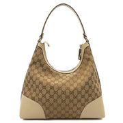 Picture of Gucci Tote Lovely Heart Hobo Bag - Large in Neutral, GG Canvas