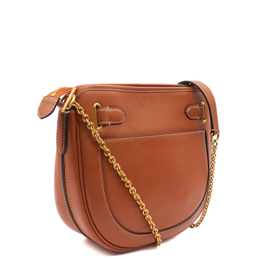 Picture of Mulberry Cross Body Brockwell in Brown, Leather