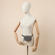 Picture of Christian Dior Cross Body Saddle Belt Pouch in Blue, Dior Oblique Embroidery