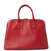 Picture of Prada Top Handle Lux Tote in Red, Calfskin
