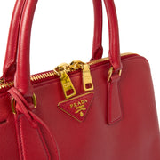 Picture of Prada Top Handle Lux Tote in Red, Calfskin