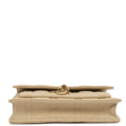 Picture of Christian Dior Cross Body My Dior Daily Chain Pouch in Neutral, Cannage Quilted Grain Skin