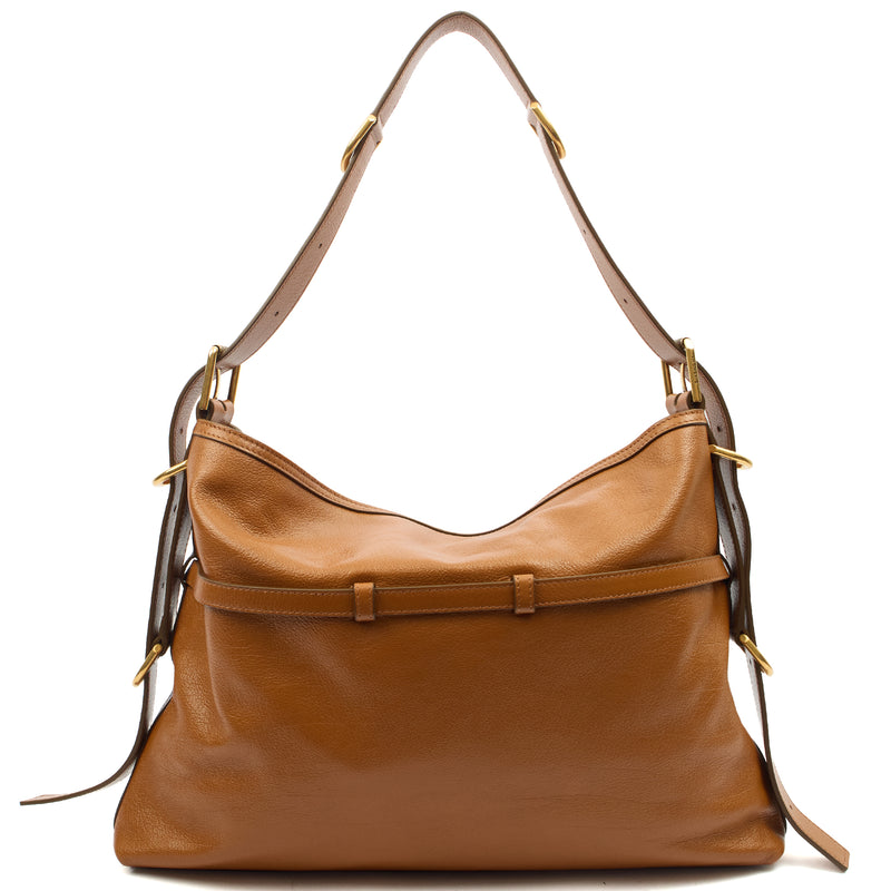 Picture of Givenchy Tote Voyou - Mini in Brown, Box Calfskin